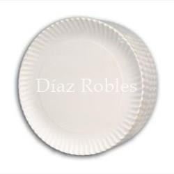 Bandeja Cartón Redonda. Paquete 100/u. - Imagen 1