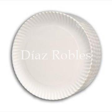 Bandeja Cartón Redonda. Paquete 100/u. - Imagen 1