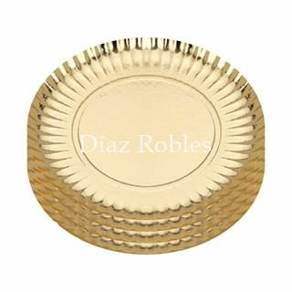 Bandeja Cartón Redonda. Paquete 100/u. - Imagen 2