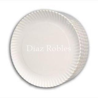 Bandeja Cartón Redonda. Paquete 50/u. - Imagen 1