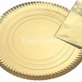 Bandeja Cartón Redonda. Paquete 50/u. - Imagen 2