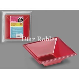 Bol Plástico Cuadrado. Paquete 25/u. - Imagen 2