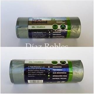 Bolsa Basura Con Cierre. Rollo 15/u. - Imagen 1