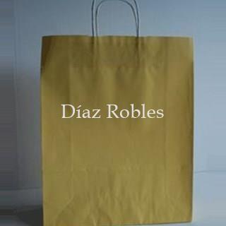 Bolsa Papel Kraft Asa COLOR. Paquete 25/u. - Imagen 2