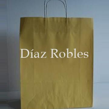 Bolsa Papel Kraft Asa COLOR. Paquete 25/u. - Imagen 2