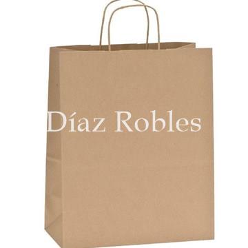 Bolsa Papel Kraft Asa. Paquete 25/u. - Imagen 1