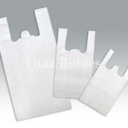 Bolsas Camiseta Baja Presión BLANCO. Paquete 200/u. - Imagen 2