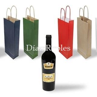 Botellero 1Bot. Asa rizada COLOR. - Imagen 1