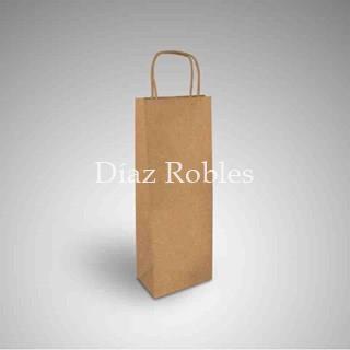 Botellero 1Bot. Asa Rizada KRAFT. - Imagen 1