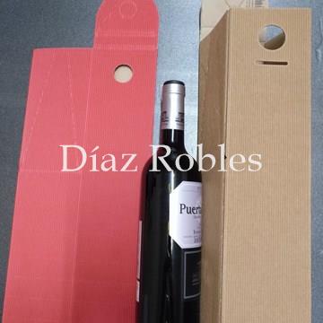 Botellero 1Bot. Estuche Cartón Ondulado - Imagen 1