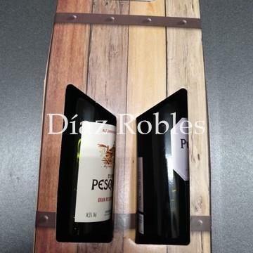 Botellero 2 Bot. Estuche Cartón Ondulado - Imagen 2