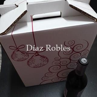 Botellero 6 Bot. Estuche Cartón Ondulado - Imagen 1