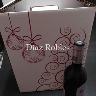 Botellero 6 Bot. Estuche Cartón Ondulado - Imagen 2