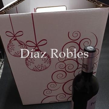 Botellero 6 Bot. Estuche Cartón Ondulado - Imagen 2