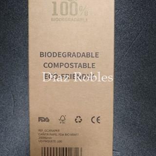 Caña de Papel Kraft. Caja 100/u. - Imagen 2