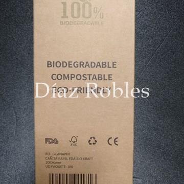 Caña de Papel Kraft. Caja 100/u. - Imagen 2