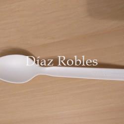 Cucharita Postre 100% Compostable. Paquete 100/u. - Imagen 2
