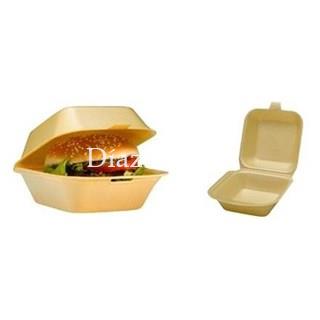 Envase Foam Hamburguesa. Paquete 125/u. - Imagen 1