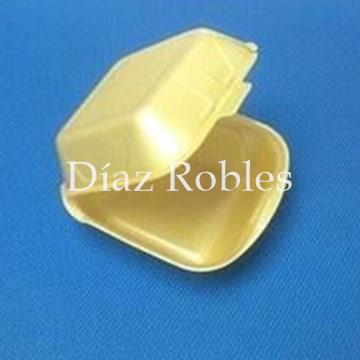 Envase Foam Hamburguesa. Paquete 125/u. - Imagen 2