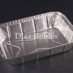 Envase Rectangular de Aluminio. Paquete 50/u. - Imagen 1