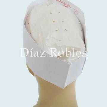 Gorro Papel Tipo Barco. Caja 100/u. - Imagen 1