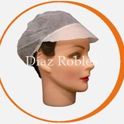 Gorro Redecilla Con Visera. Paquete 100/u. - Imagen 1