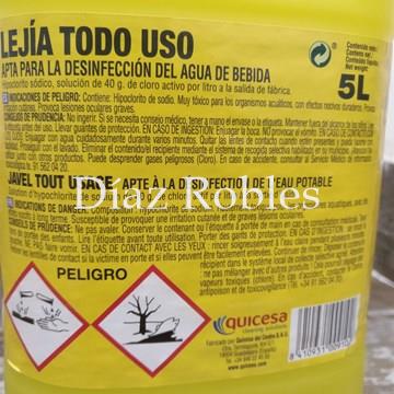 Lejía. Garrafa 5l. - Imagen 2