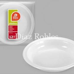 Plato Plástico Hondo de 20,5cm. de diámetro. - Imagen 1