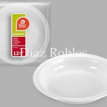 Plato Plástico Hondo de 20,5cm. de diámetro. - Imagen 1
