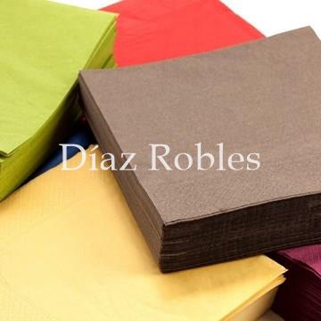 Servilleta Color 33x33cm. 2 Capas. Paquete 100/u. - Imagen 1