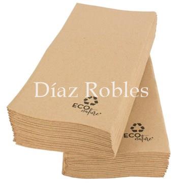 Servilleta Pliegue Americano Eco 40x40cm. Paquete 50/u. - Imagen 1