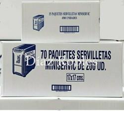 Servilletas Miniservice 17x17cm. - Imagen 2
