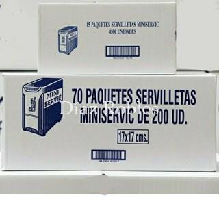 Servilletas Miniservice 17x17cm. - Imagen 2