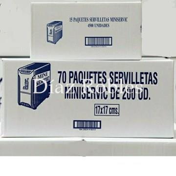 Servilletas Miniservice 17x17cm. - Imagen 2