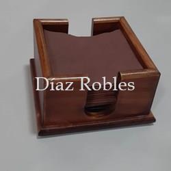 Servilletero Plástico Cóctel. Imitación Madera - Imagen 1