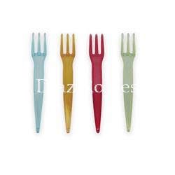 Tenedor Plástico Patatas 8,5cm. paquete 1.000/u. - Imagen 1